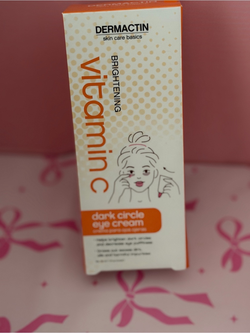 Dermactin Skin Care Basics Brightening Vitamin C Dark Circle Eye Cream